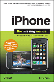 Book cover of iPhone: The Missing Manual