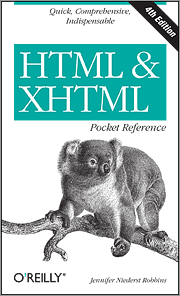 Book cover of HTML & XHTML Pocket Reference