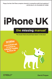Book cover of iPhone UK: The Missing Manual