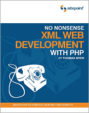 Book cover of No Nonsense XML Web Development With PHP