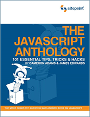 Book cover of The JavaScript Anthology