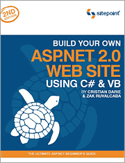 Book cover of Build Your Own ASP.NET 2.0 Web Site Using C# & VB