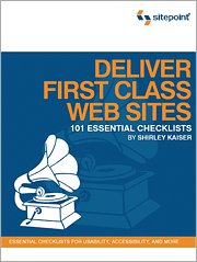 Book cover of Deliver First Class Web Sites