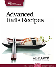 Book cover of Advanced Rails Recipes