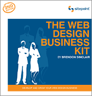 Book cover of The Web Design Business Kit 2.0