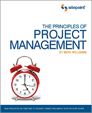 Book cover of The Principles of Project Management (SitePoint: Project Management)