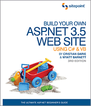 Book cover of Build Your Own ASP.NET 3.5 Website Using C# & VB