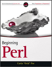 Cover for Beginning Perl (Wrox)