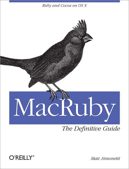 Cover for MacRuby: The Definitive Guide