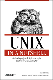 Book cover of UNIX in a Nutshell: System V Edition