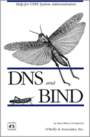 Book cover of DNS and BIND