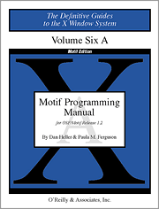 Book cover of Motif Programming Manual, Vol 6A