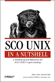 Book cover of SCO UNIX in a Nutshell
