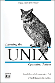 Book cover of Learning the UNIX Operating System