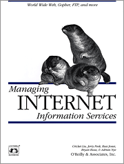 Book cover of Managing Internet Information Services