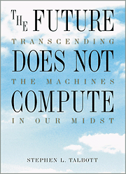 Book cover of The Future Does Not Compute