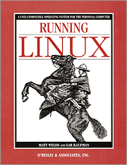 Book cover of Running Linux