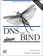 Book cover of DNS and BIND