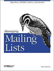 Book cover of Managing Mailing Lists