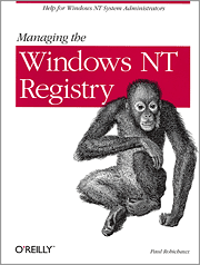 Book cover of Managing the Windows NT Registry