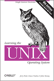 Book cover of Learning the UNIX Operating System