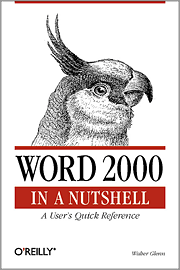Book cover of Word 2000 in a Nutshell