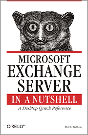 Book cover of Microsoft Exchange Server in a Nutshell