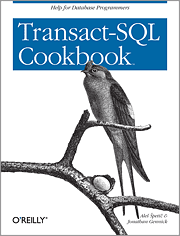 Book cover of Transact-SQL Cookbook