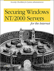 Book cover of Securing Windows NT/2000 Servers for the Internet