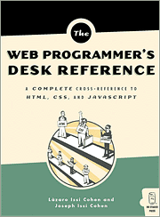 Book cover of The Web Programmer's Desk Reference