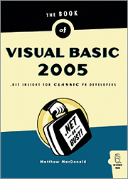 Book cover of The Book of Visual Basic 2005