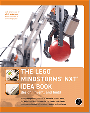 Book cover of The LEGO MINDSTORMS NXT Idea Book