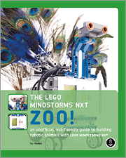 Book cover of The LEGO MINDSTORMS NXT Zoo!