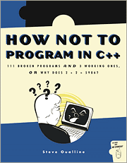 Book cover of How Not to Program in C++