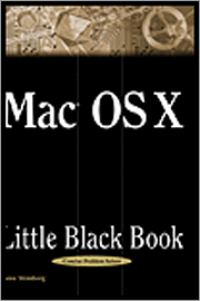 Book cover of Mac OS X Little Black Book