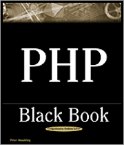 Book cover of PHP Black Book