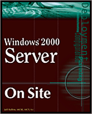 Book cover of Windows 2000 Server On Site
