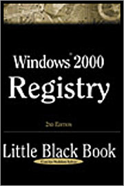 Book cover of Windows 2000 Registry Little Black Book