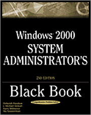 Book cover of Windows 2000 System Administrator's Black Book