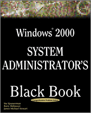 Book cover of Windows 2000 System Administrator's Black Book
