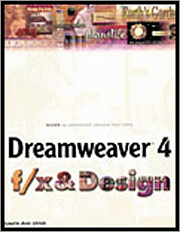 Book cover of Dreamweaver 4 F/X and Design