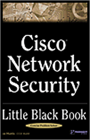 Book cover of Cisco Network Security Little Black Book
