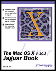 Book cover of Mac OS X V.10.2 Jaguar Book