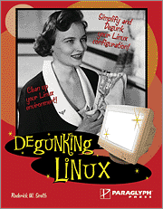 Book cover of Degunking Linux