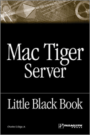 Book cover of The Mac Tiger Server Black Book