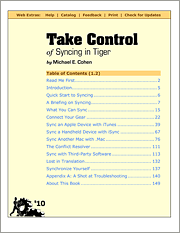 Book cover of Take Control of Syncing in Tiger
