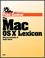 Book cover of Take Control: The Mac OS X Lexicon