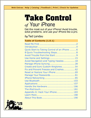 Book cover of Take Control of Your iPhone