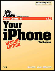 Book cover of Take Control of Your iPhone