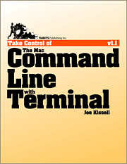 Book cover of Take Control of the Mac Command Line with Terminal